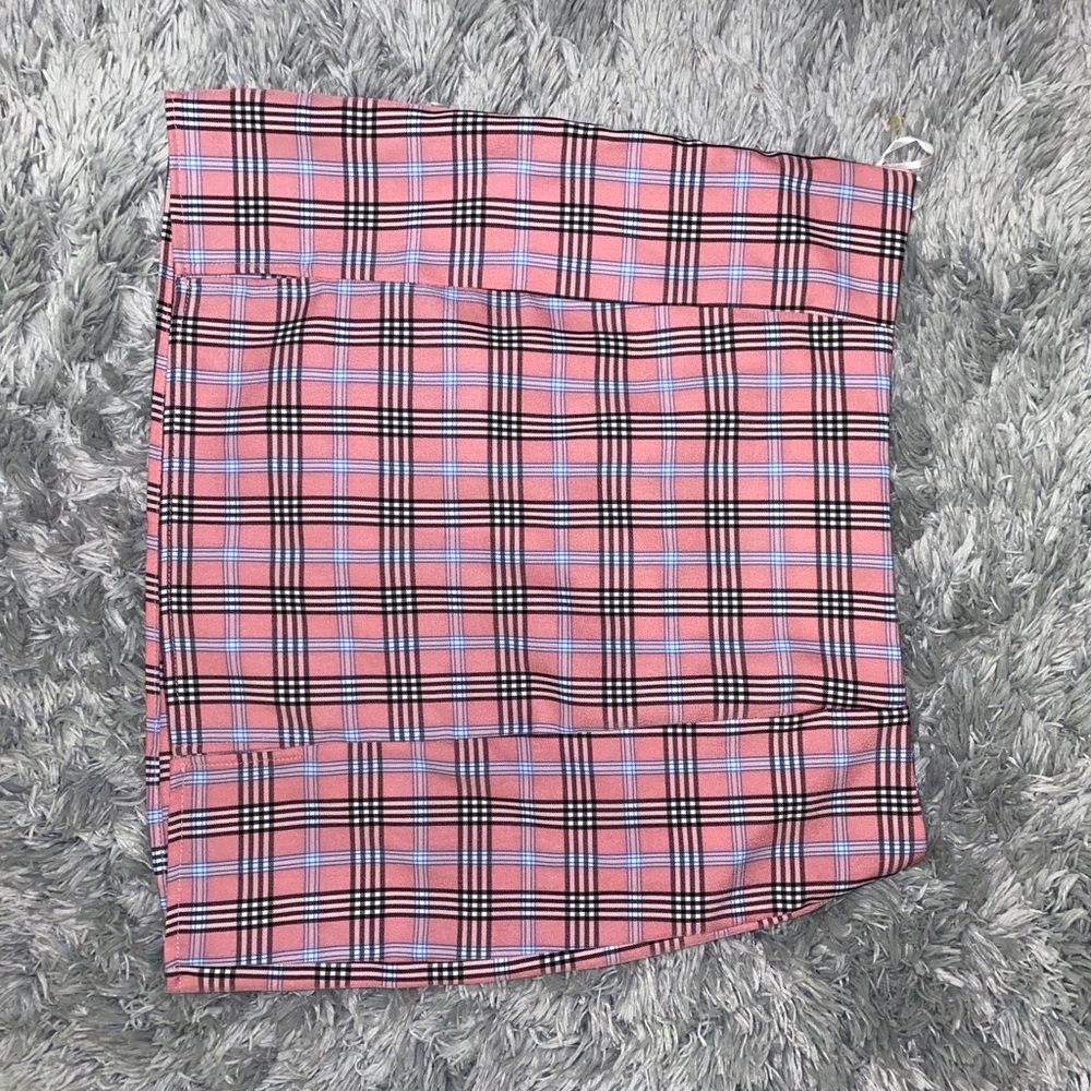 Plaid Pencil Skirt